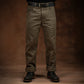 Five Pocket Field Tan 12 Oz Hard Waxed Canvas Pants For Men (True Straight)