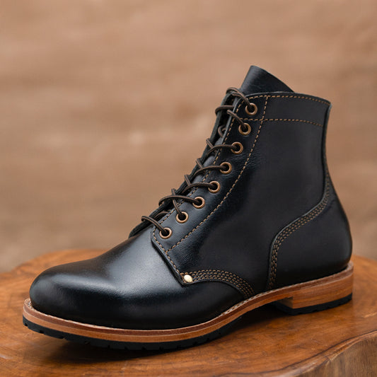 1943 Service Boots 6" (Raven Black) Goodyear Welted