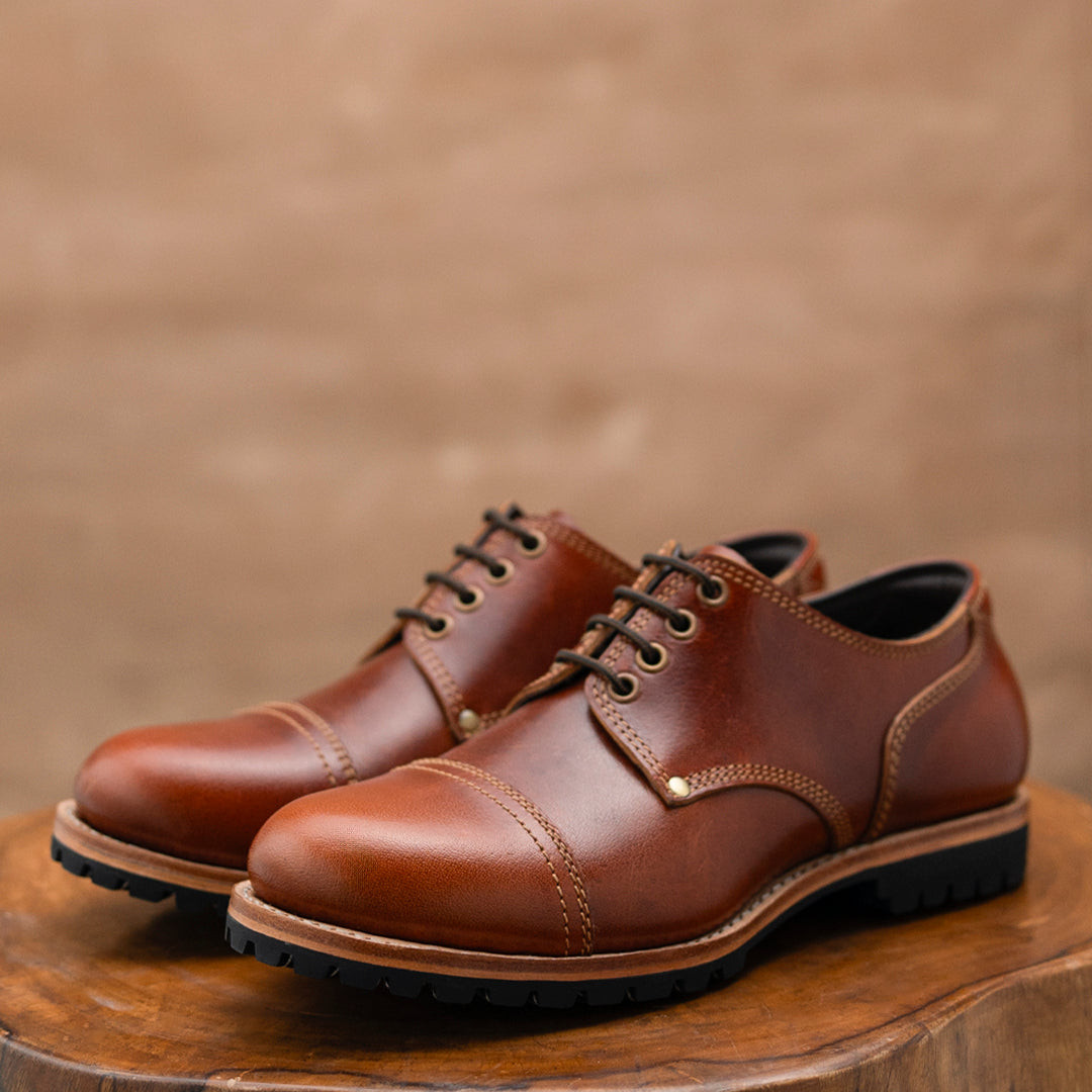 Gurkha Shoes (Saddle Tan) Goodyear Welted