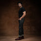 Five Pocket Ghost Black 13 Oz Selvedge Denim For Men (Slim Straight)