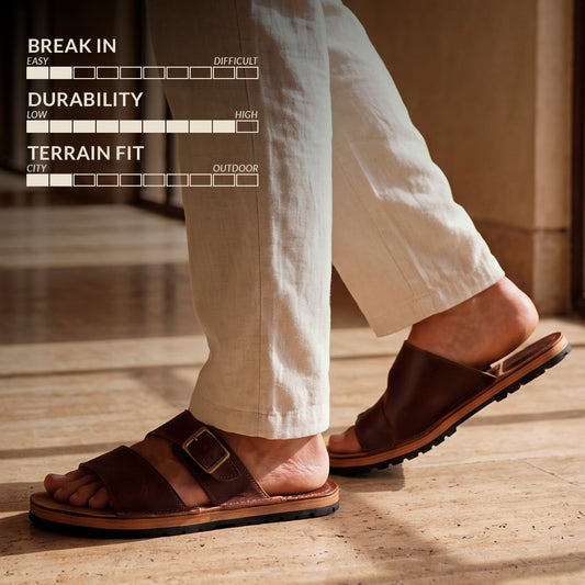 Harbor Slides (Saddle Tan)