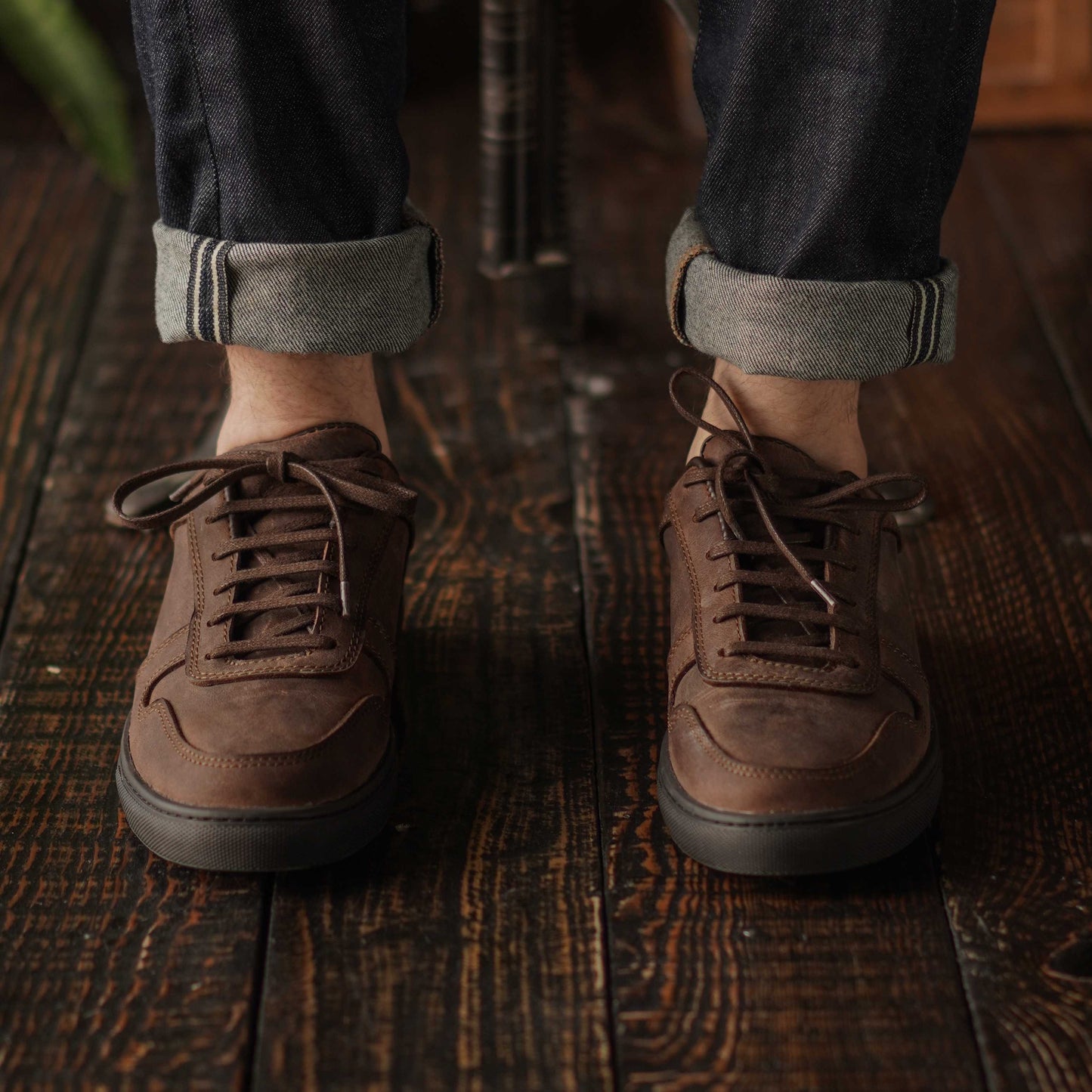 Brooklyn Low Top Sneakers (Vintage Brown)