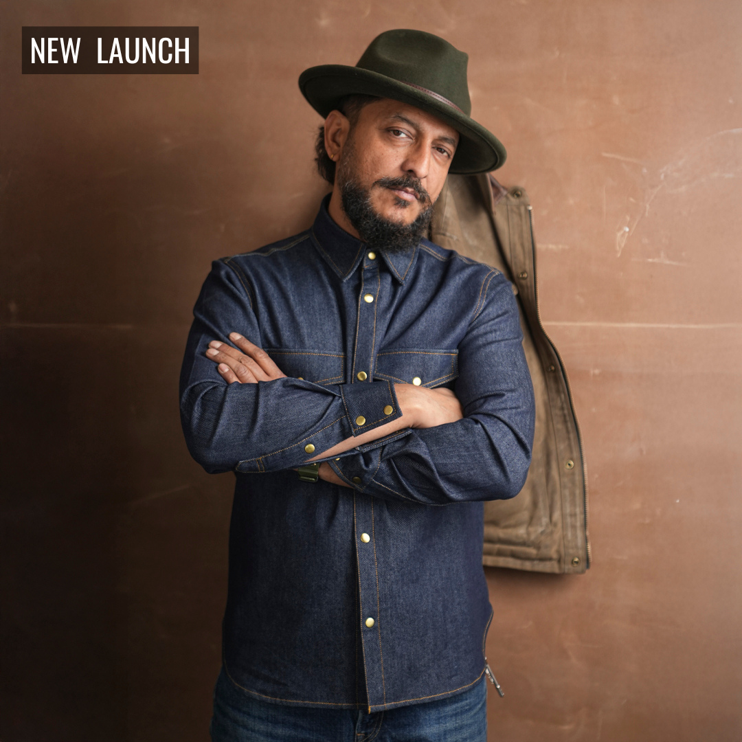 Selvedge Denim Overshirt 10 Oz (Indigo Blue)