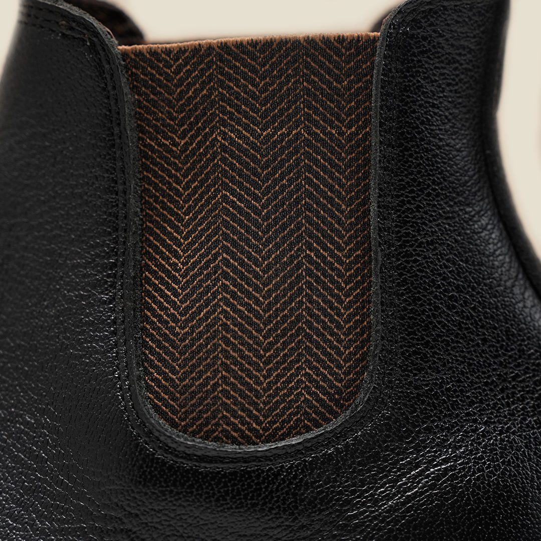 Heritage Chelsea Boots 6" (Raven Black) Goodyear Welted