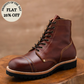 Combat Boots 6" (Saddle Tan) Goodyear Welted