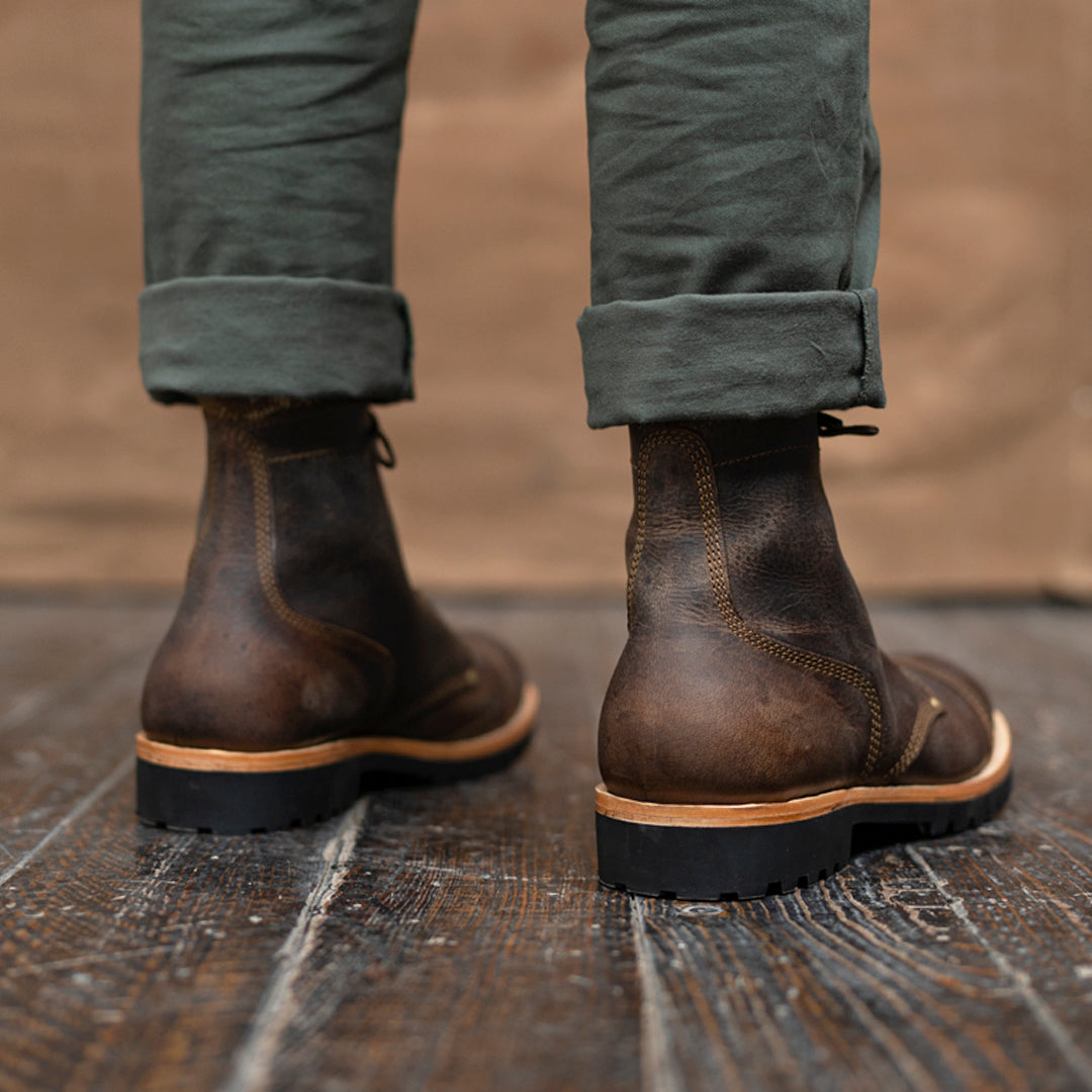 Gurkha Combat Boots 6" (Vintage Brown) Goodyear Welted