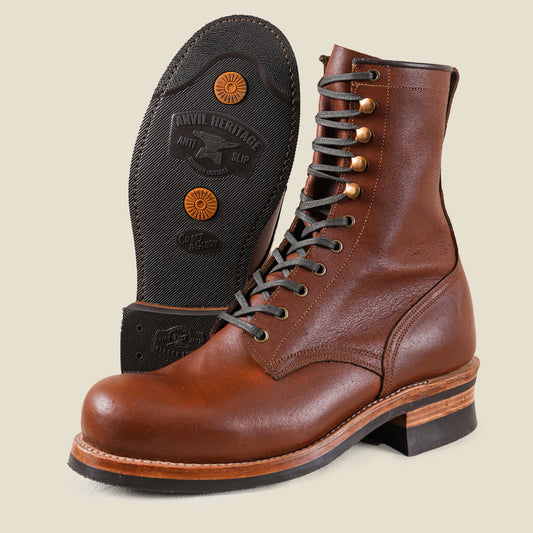 Trooper 2.0 Boots 8" ( Russet Waxed Roughout ) Goodyear Welted