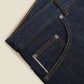 15 Oz Blue Blood Five Pocket 2.0 Selvedge Denim For Men ( True Straight)