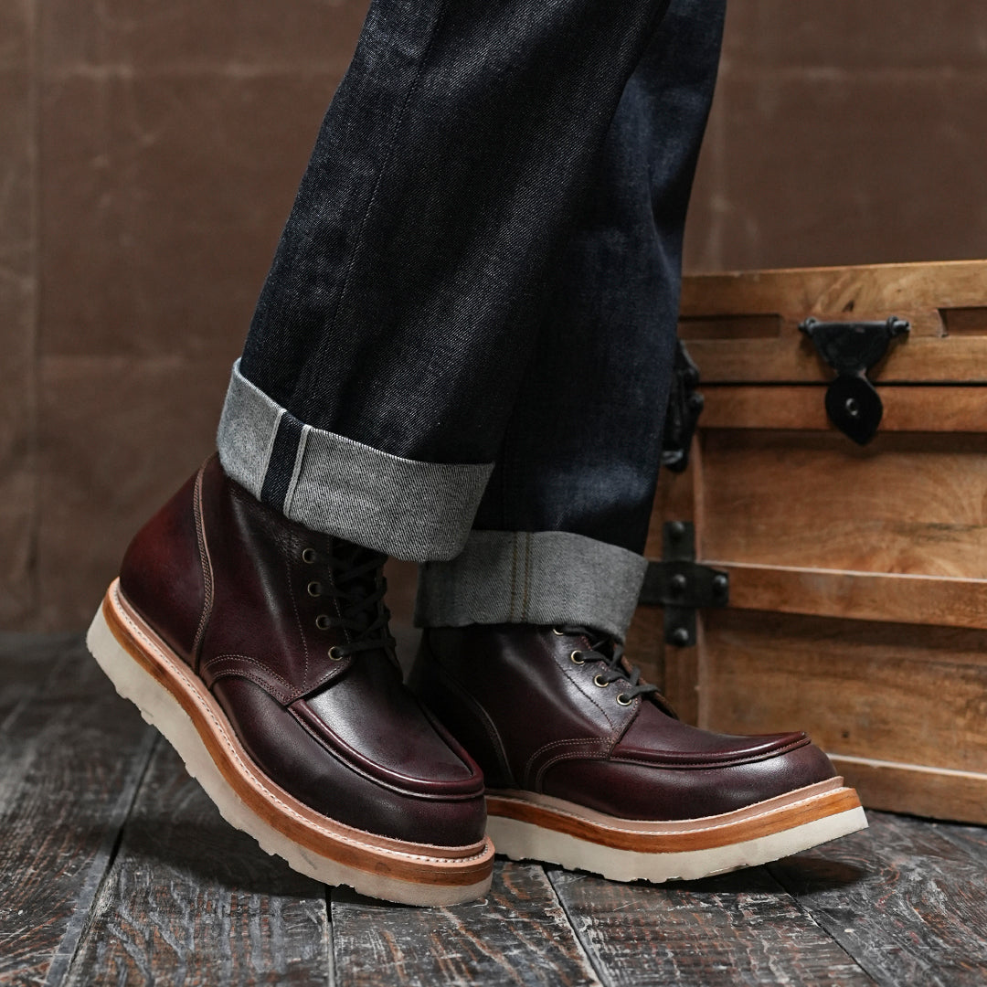 Moc-Toe 2.0 Leather boots 6" (Saddle Tan) Goodyear Welted