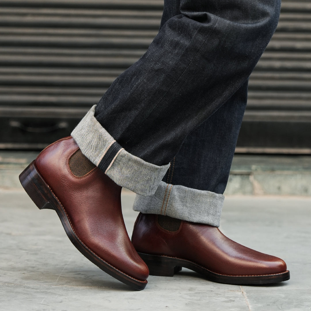 Heritage Chelsea Boots 6" (Saddle Tan) Goodyear Welted