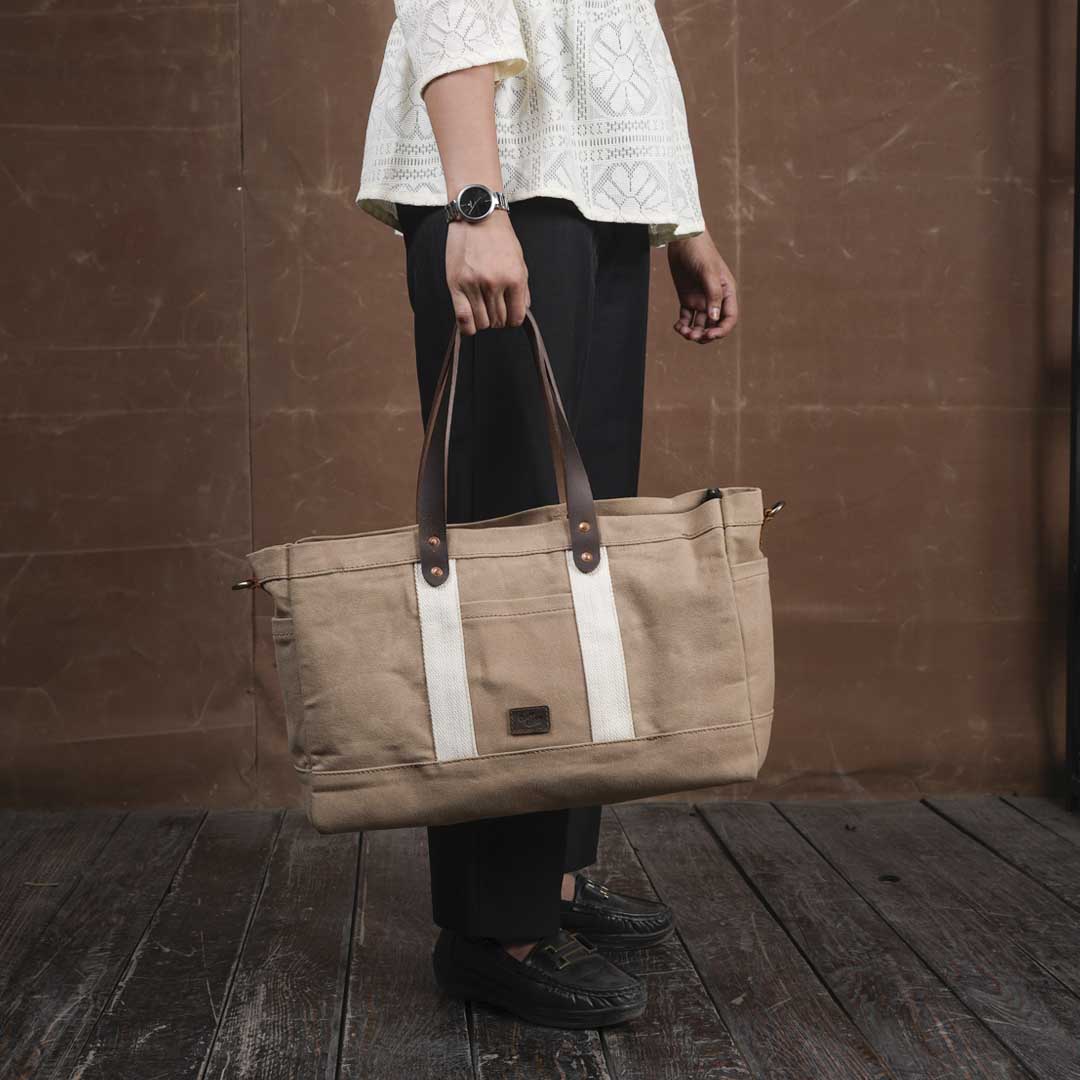 Utility Tote Bag ( Sandstorm )