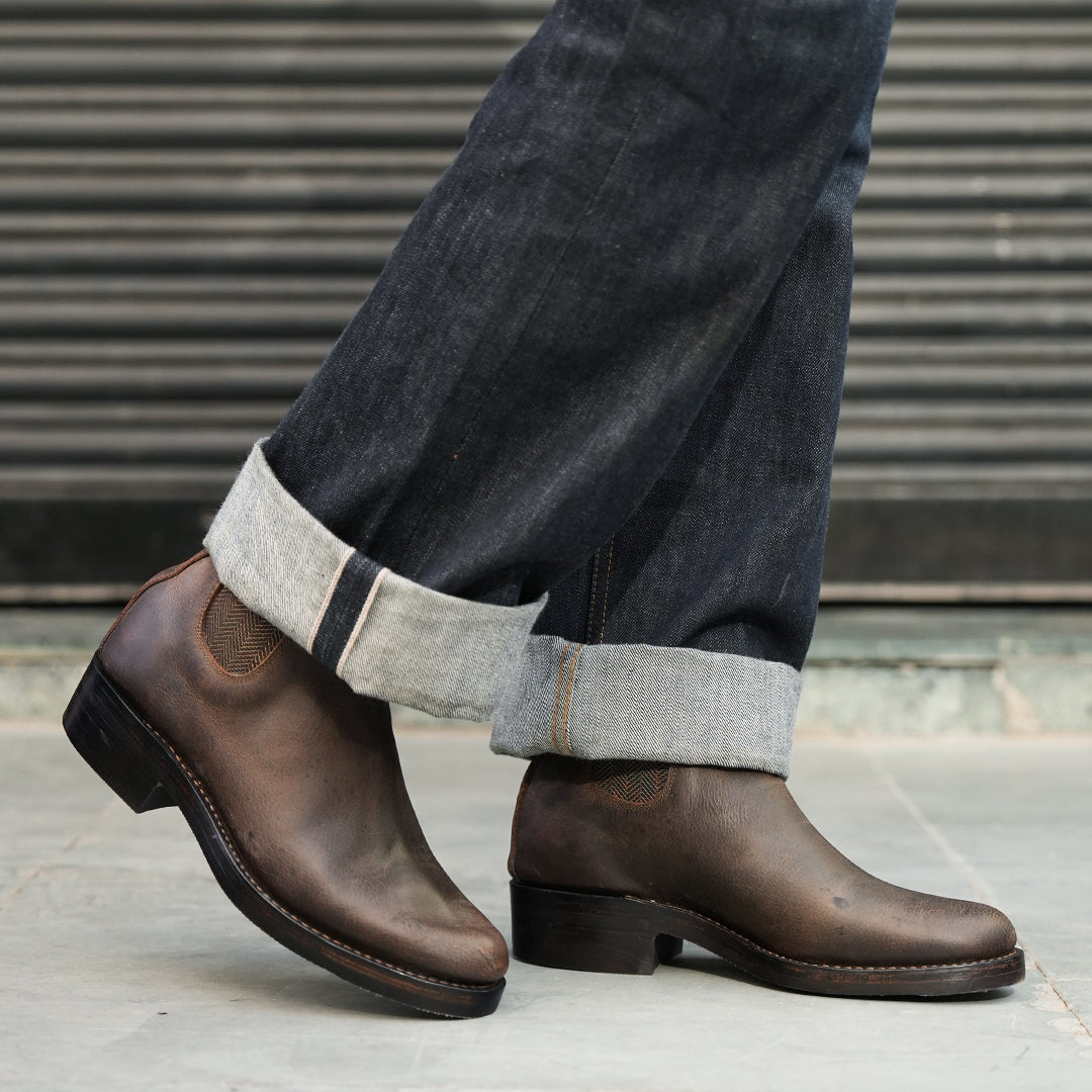 Heritage Chelsea Boots 6" (Vintage Brown) Goodyear Welted