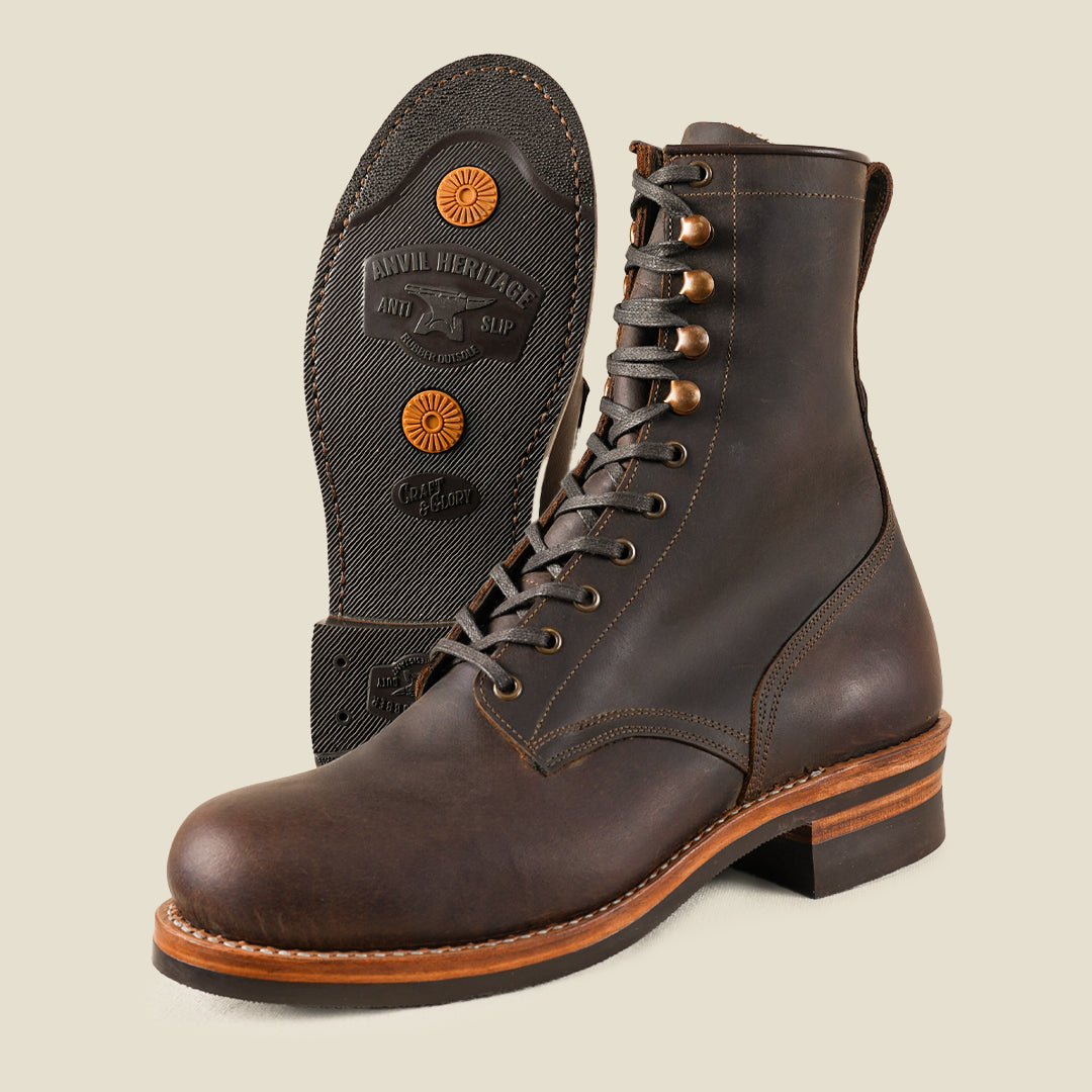 Trooper 2.0 Boots 8" ( Vintage Brown ) Goodyear Welted