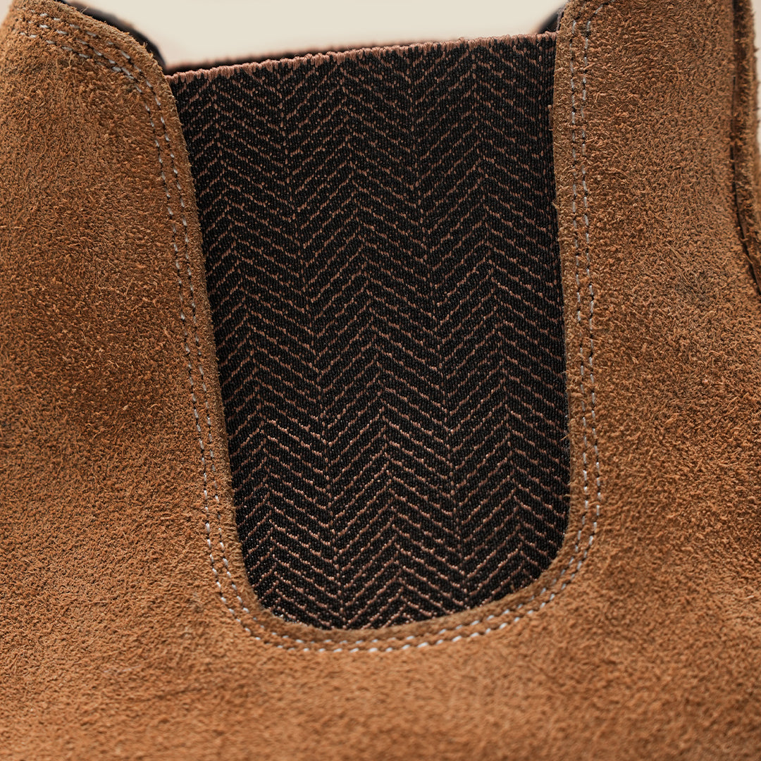 Heritage Chelsea Boots 6" (Wheat Roughout) Goodyear Welted