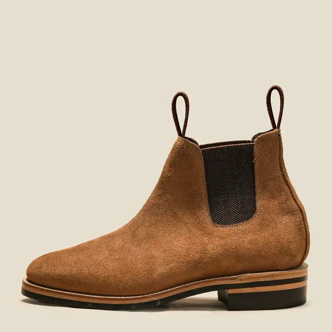 Heritage Chelsea Boots 6" (Wheat Roughout) Goodyear Welted