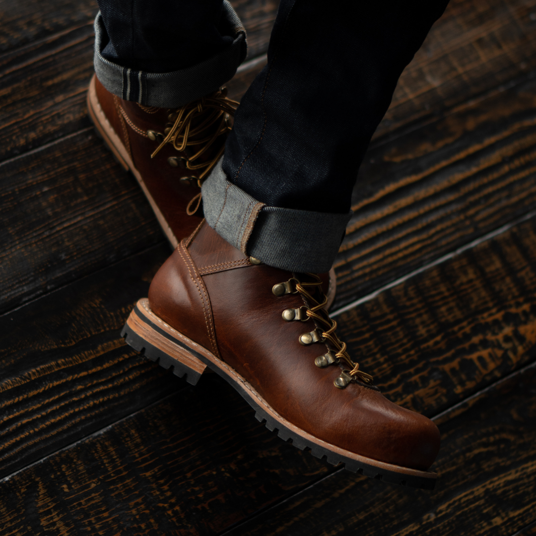 Hike Boots Saddle Tan Goodyear Welted Craft Glory