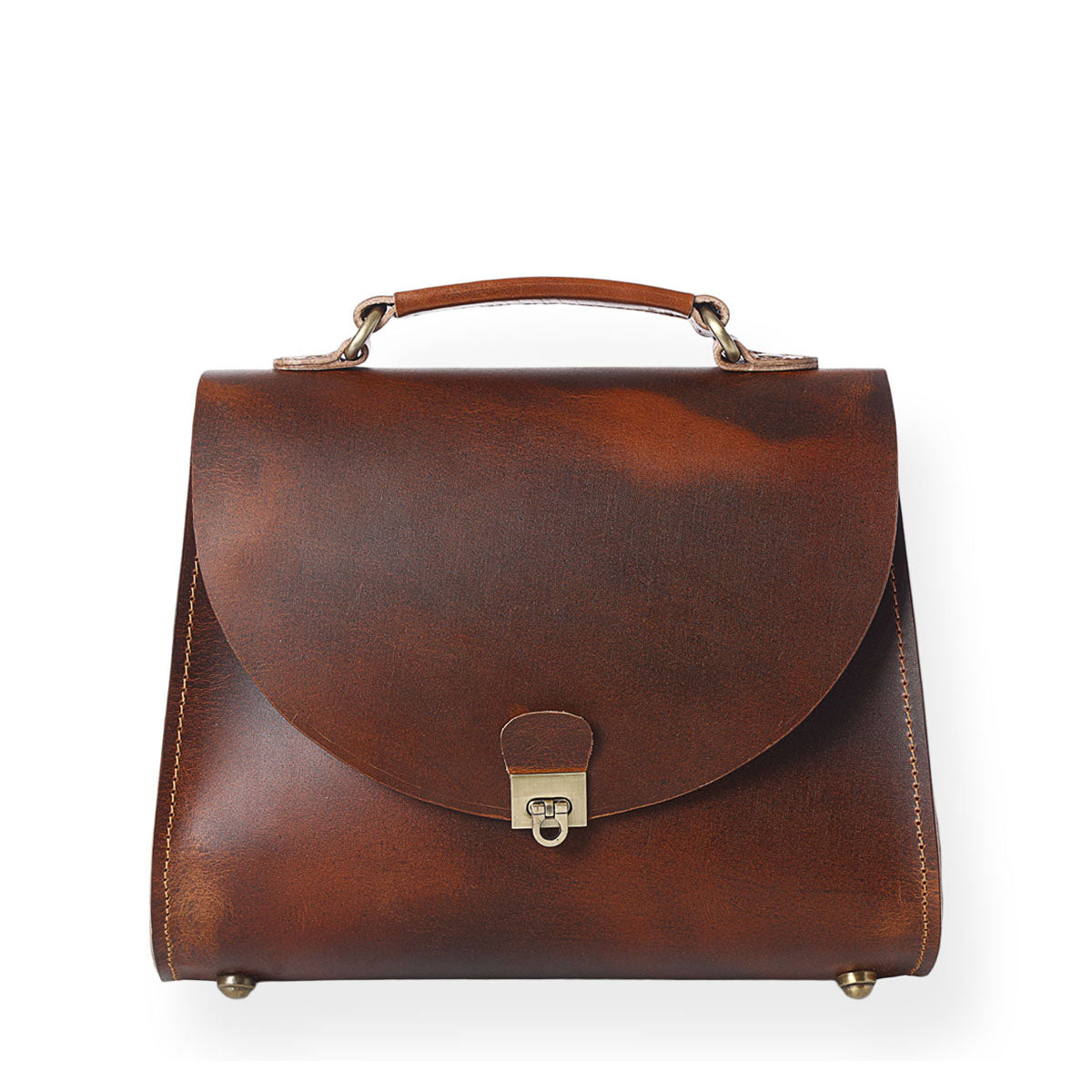 Victoria Handbag (Saddle Tan)