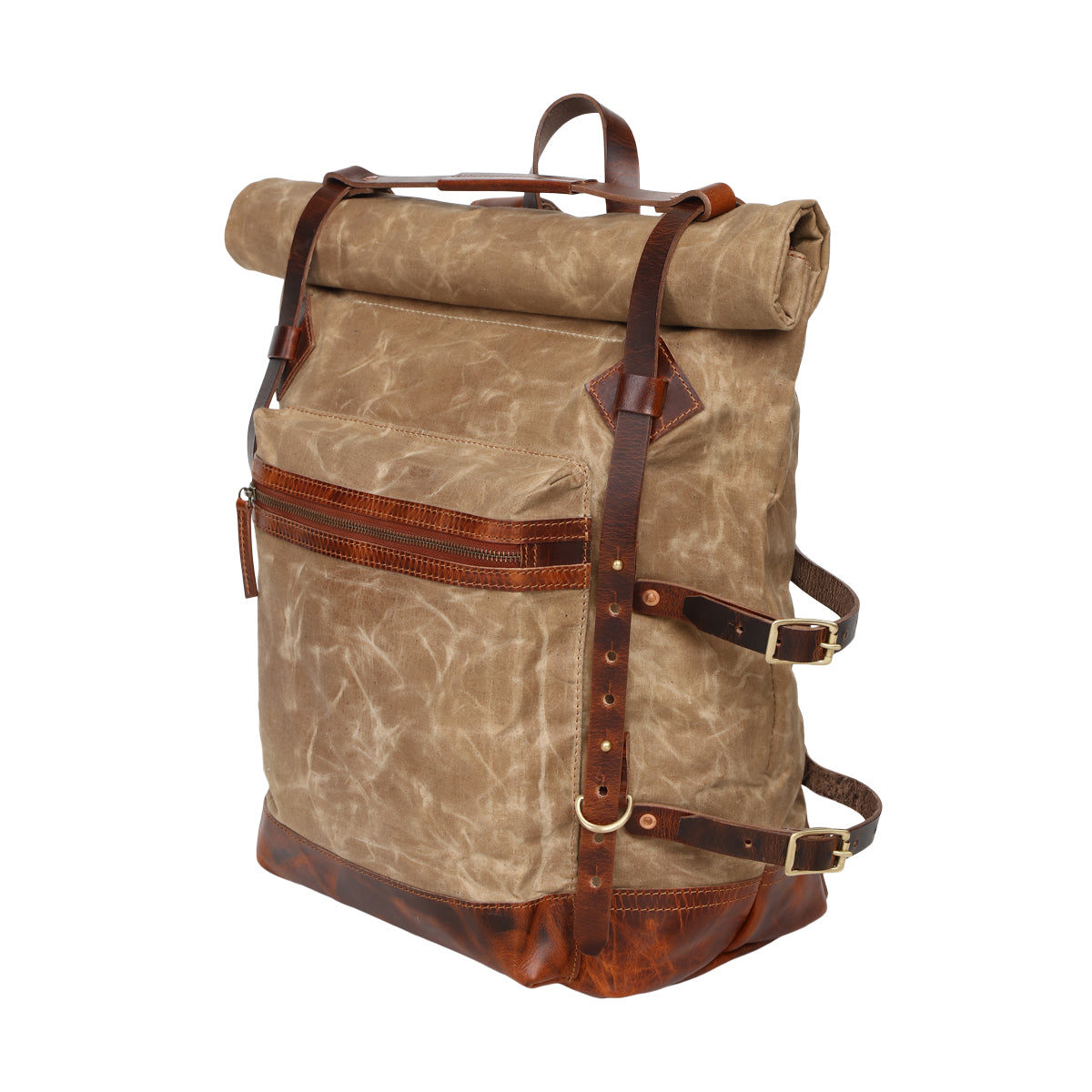 tan leather satchel