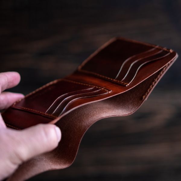 Legacy Trifold Wallet (Saddle Tan)