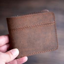 Boston Wallet (Vintage Brown) – Craft & Glory