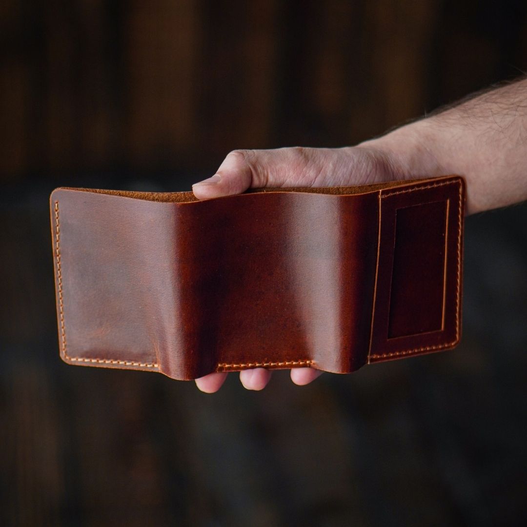 Legacy Trifold Wallet (Saddle Tan)