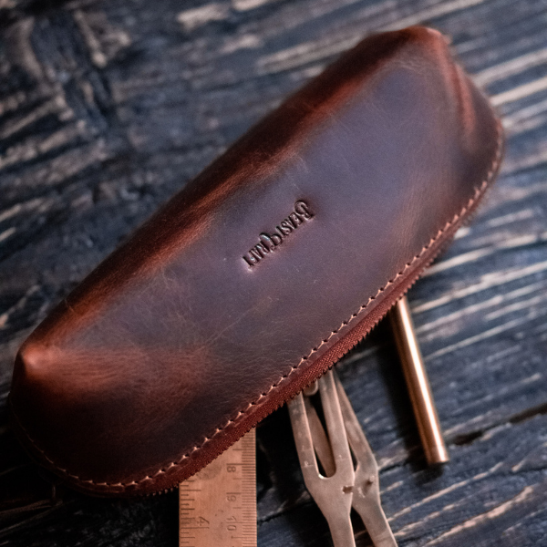 Oxford Stationery Pouch (Saddle Tan)