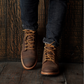 Legacy Toe Cap Boot (Vintage Brown) Goodyear Welted