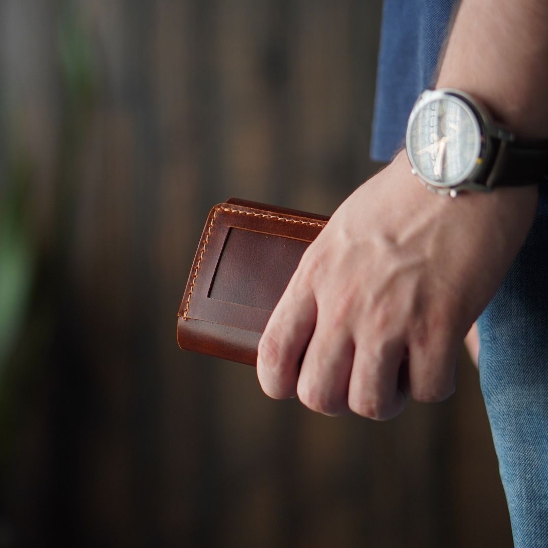 Legacy Trifold Wallet (Saddle Tan)