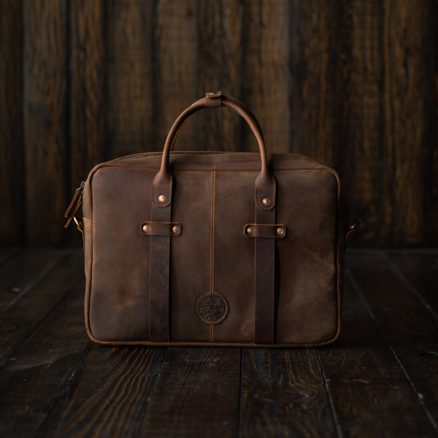 Boston Briefcase (Vintage Brown)