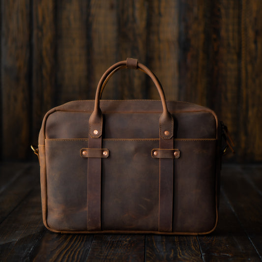 Boston Briefcase (Vintage Brown)