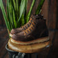 Moc-Toe Leather Boots (Vintage Brown) Goodyear Welted