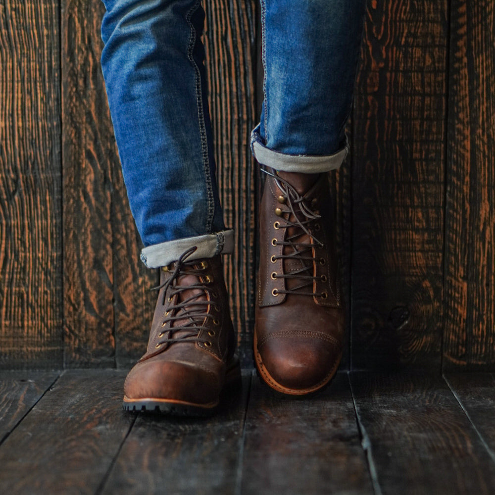 Bottes Ranger (Vintage Marron) Goodyear Welted