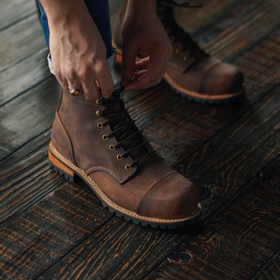 Bottes Ranger (Vintage Marron) Goodyear Welted