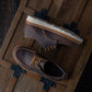Moc-Toe-Schuhe (Vintage Braun) Rahmengenäht von Goodyear