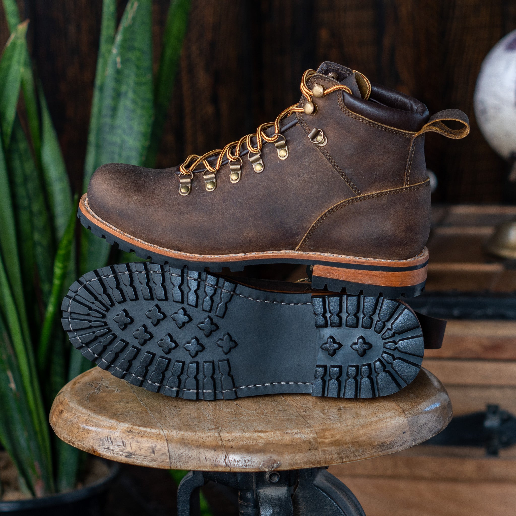 Goodyear leather shop welt boot