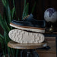 Chaussures Moc-Toe (Raven Black) Goodyear Welted
