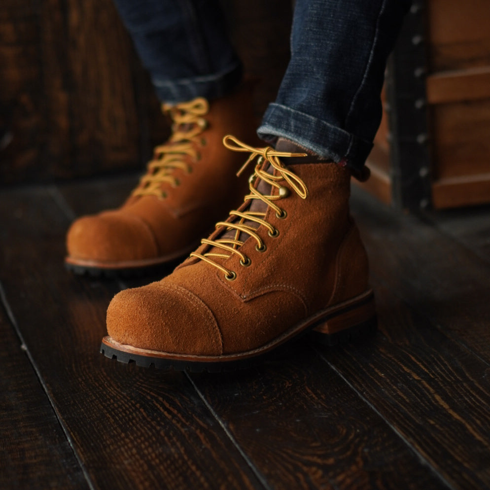 Ranger Boots Rough Out Suede Goodyear Welted Craft Glory