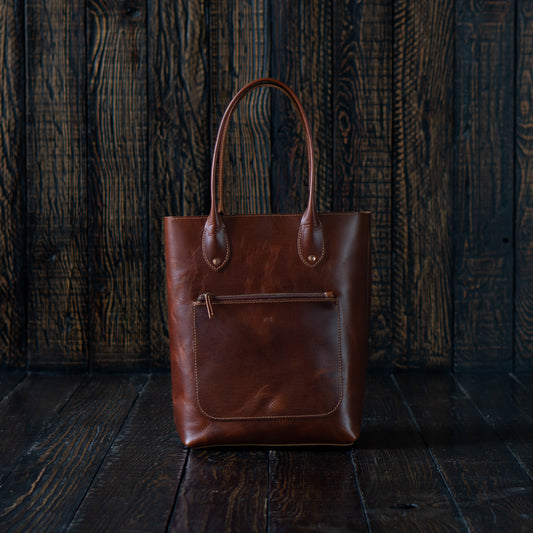 Jessica Tote Bag (Saddle Tan)