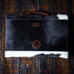 Satchel Sleeve (Hair on Cream & Brown)