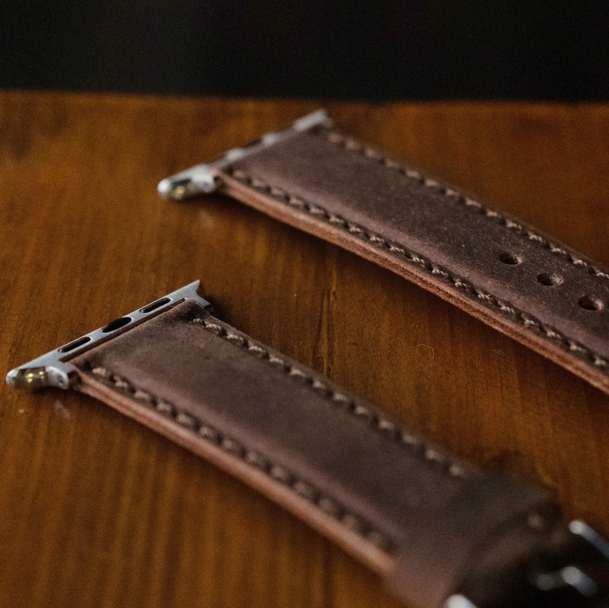 Legacy Apple Watch Leather Strap (Vintage Brown)