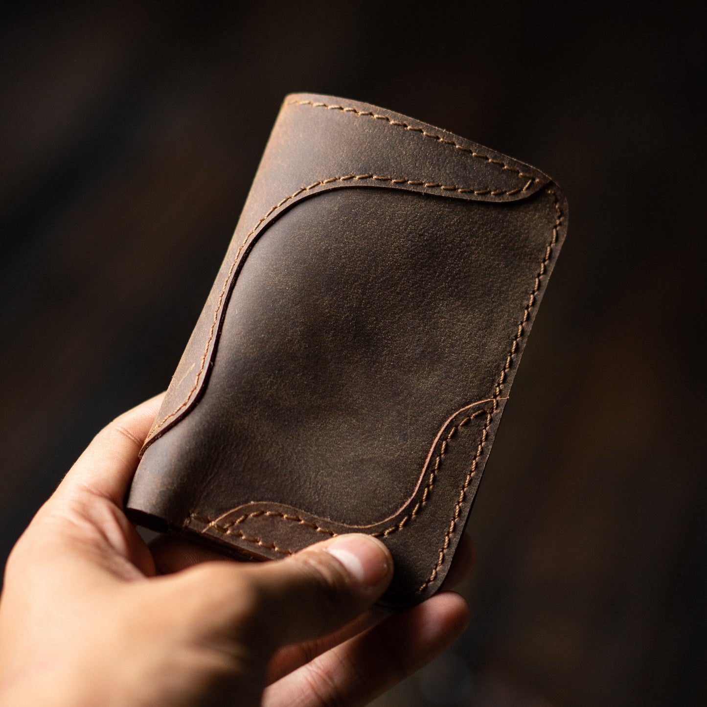 Countryman Vertical Wallet (Vintage Brown)