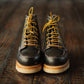 Moc-Toe Leather Boots (Raven Black) Goodyear Welted
