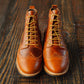 Long Wing Brogue (Saddle Tan) Goodyear Welted