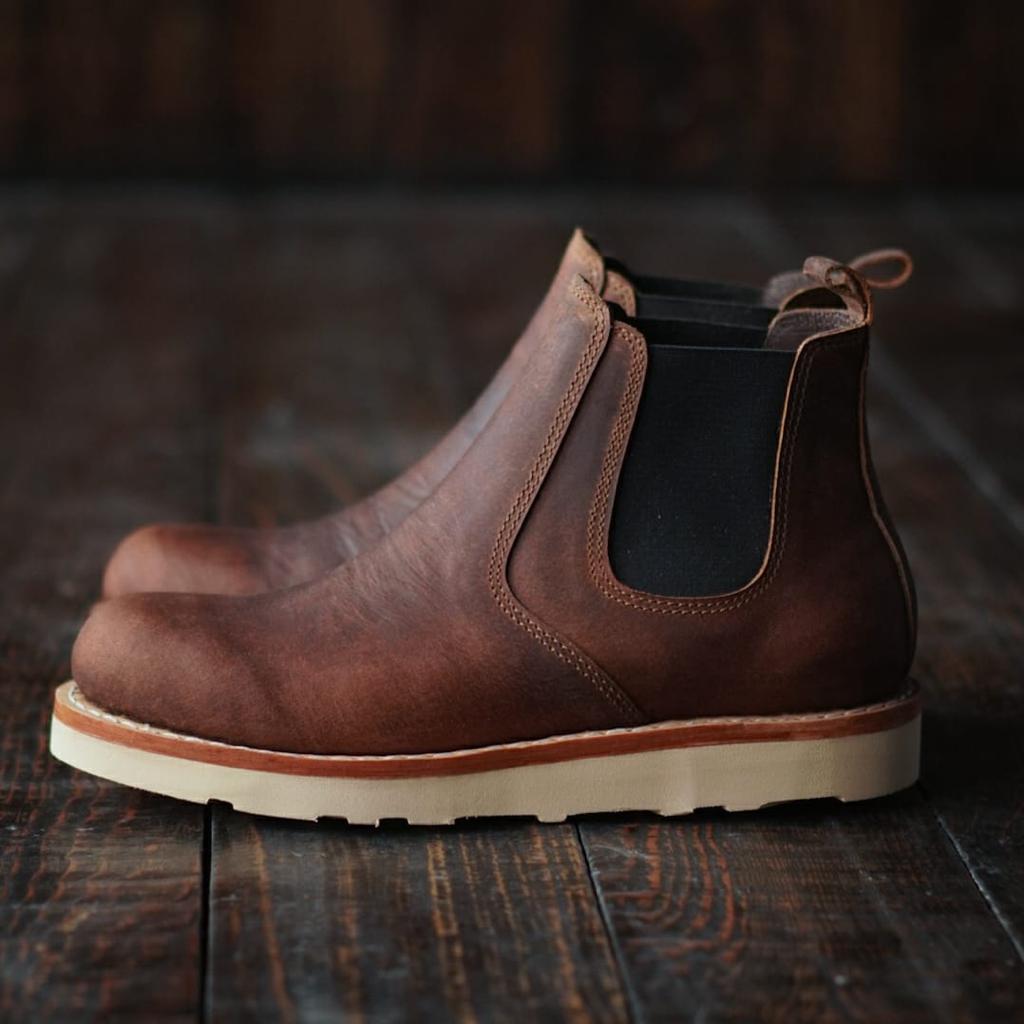 Storm Welt Good Year Welt Shoes Chelsea Leather Boots 6